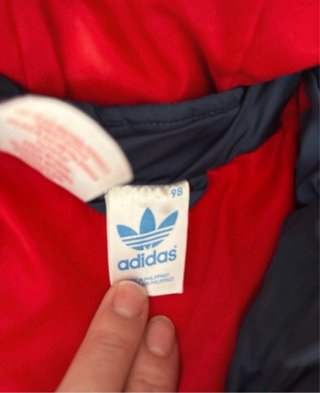 Abrigo Adidas 98cm Azul Marino