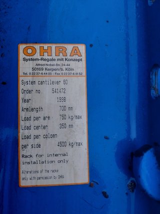 Estanterías metálicas para hierro