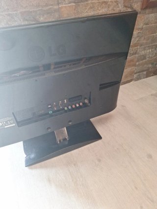 LG TV Monitor Negro/Plateado