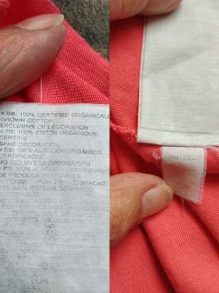 Baby Tee Nike Air Vintage Coral SilverTag XL junio