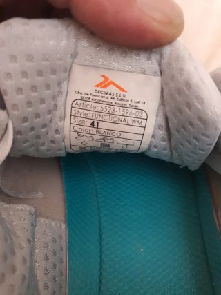 Zapatillas Tenth Talla 41 Blancas