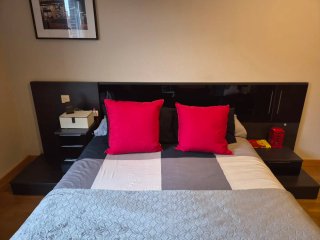 Dormitorio matrimonio madera gris ceniza