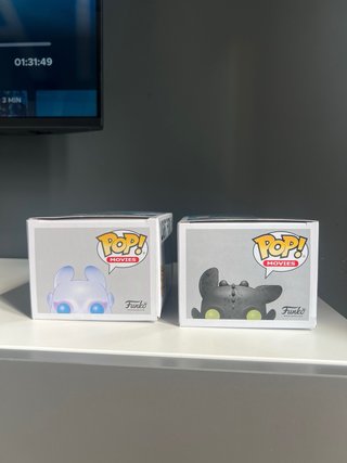 Funko Pop! Cajas Desdentado y Furia Luminosa