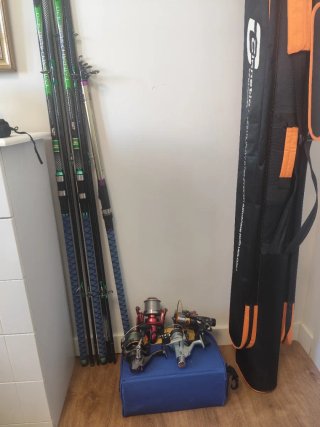 3 cañas de pesca Abu Garcia