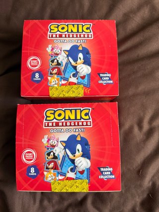 Sonic tcg Cajas de cartas coleccionables nuevas