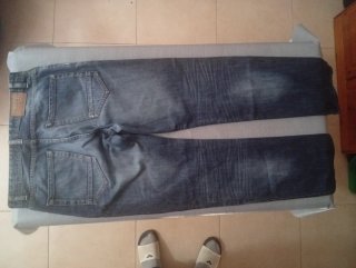 Pantalón vaquero Pull&Bear azul Talla M