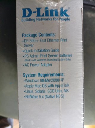 Servidor de Impresión D-Link DP-300+ Ethernet