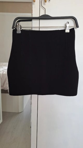 Falda Mini Negra Zara Talla M