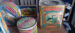 Lote Latas Antiguas Decorativas