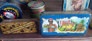 Lote Latas Antiguas Decorativas