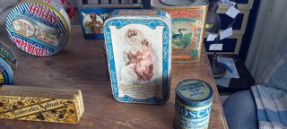 Lote Latas Antiguas Decorativas