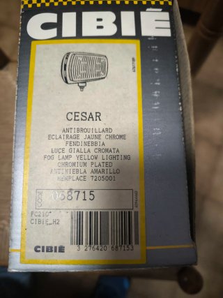 Faro Antiniebla CIBIE Amarillo