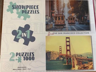 Puzzle 2 en 1 San Francisco 1000 piezas