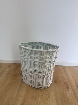 Cesta Mimbre Blanca