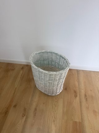 Cesta Mimbre Blanca