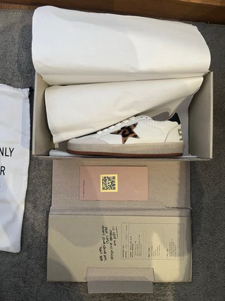 Golden Goose Mujer Ballstar leopardo