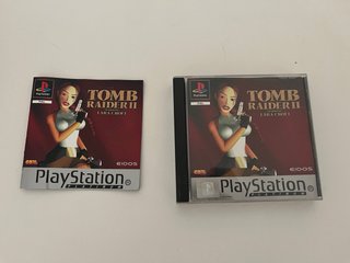 PlayStation 1 Dual Shock + Tomb Raider II