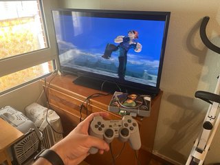 PlayStation 1 Dual Shock + Tomb Raider II