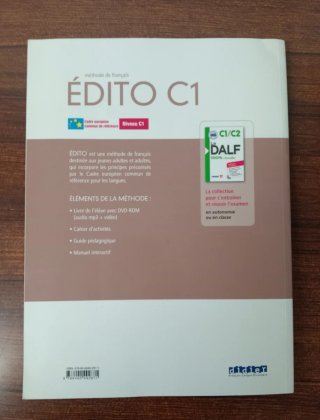 Édito C1 Libre de l'éleve Cahier d'activités DVD