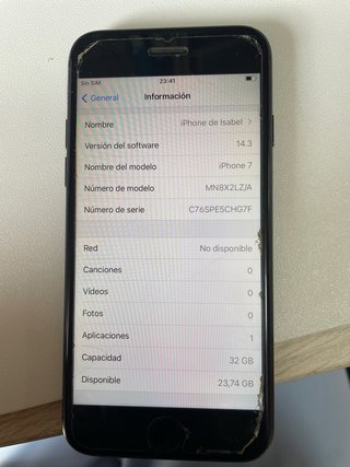 iPhone 7 Negro Espacial