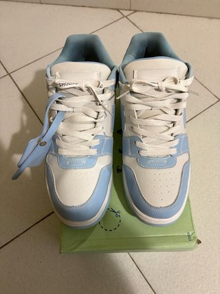 Scarpe Off-White Bianche e Azzurre Tg 42