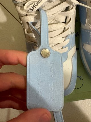 Scarpe Off-White Bianche e Azzurre Tg 42