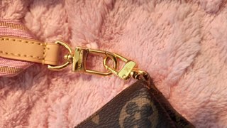Bolso bandolera marrón y dorado nuevo LV.
