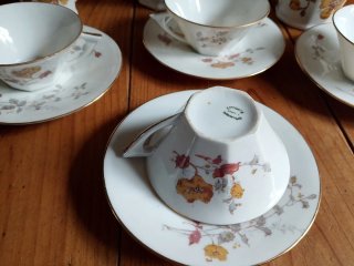 LIMOGES juego de café antiguo