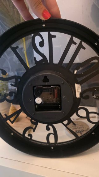 Reloj de Pared Negro