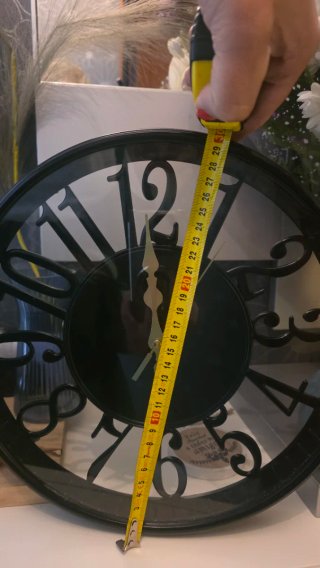 Reloj de Pared Negro