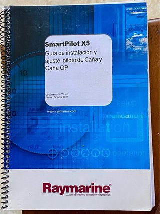 Guía Raymarine SmartPilot X5 Nautica