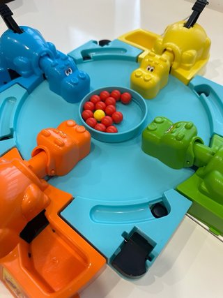 Juego Tragabolas Hipopótamos Tragones