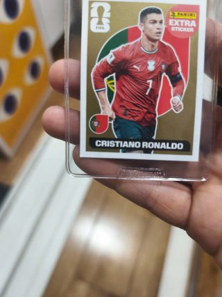 Cromo Oro Extra Sticker Cristiano Ronaldo 2026