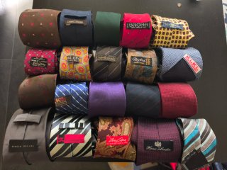 Lotto G - Set 20 cravatte vintage in stock
