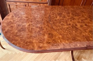 Mesa comedor clásica madera maciza con 6 sillas