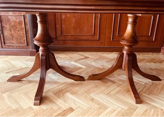 Mesa comedor clásica madera maciza con 6 sillas