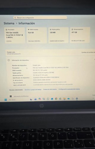 Portátil HP