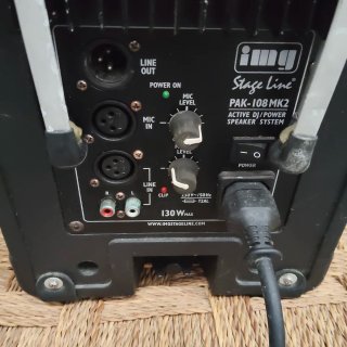 Altavoz IMG Stage Line Amplificado Negro