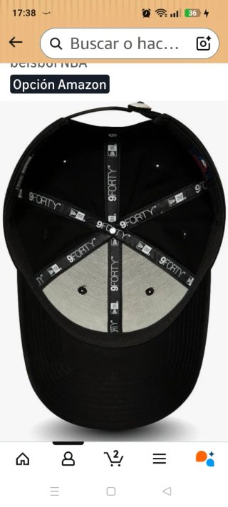 Gorra NY New Era Negra Mujer