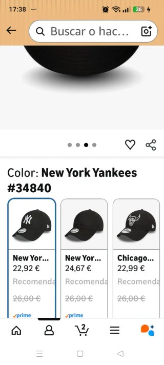 Gorra NY New Era Negra Mujer