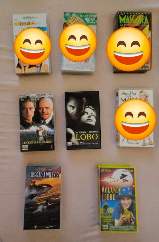 VHS Películas  Variadas