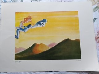 Litografía Facundo Fierro - Artista Canario