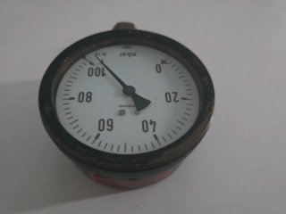 Manómetro WIKA 0-100 mbar vintage