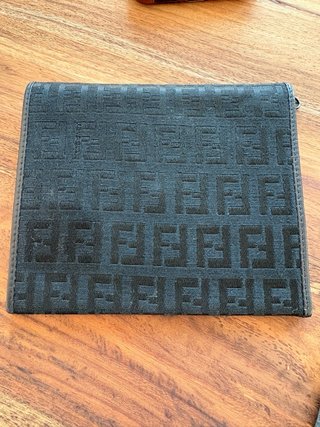 Portafoglio Fendi nero monogramma FF