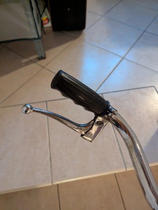Manubrio Bici Epoca Passeggio Cromato