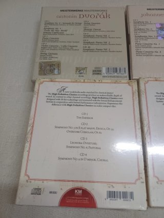 4 cofanetti musica classica sigillati