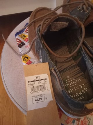 Zapatos náuticos Springfield Hombre Talla 41