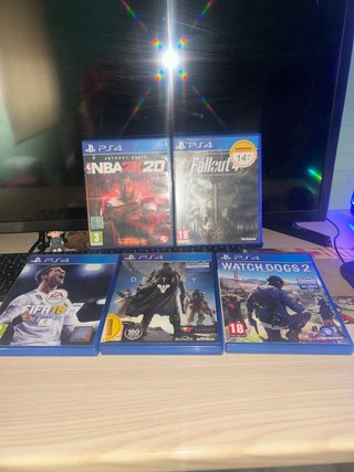 Lote 5 Juegos PS4