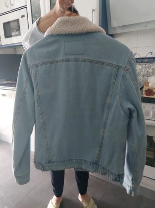 Cazadora vaquera MNG forrada Talla M