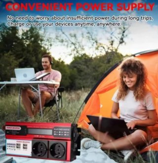 Inversor de Corriente 4000W DC 12V a AC 220V/230V